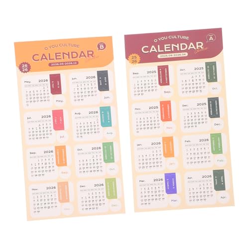 Gatuida 2 Blatt Kalender Monatsregister Aufkleber Vintage Farbige Monatsindex Etiketten Selbstklebend Vielseitig Für Planer Journal Organizer Bürobedarf Gatuida 2 Blatt Kalender Monatsregister Aufkleber Vintage Farbige Monatsindex Etiketten Selbstklebend Vielseitig Für Planer Journal Organizer Bürobedarf von Gatuida