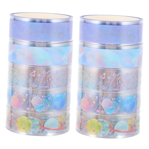 Gatuida 2 Boxen Boxen Washi Tape Klebeband Pet Transparent Dekoratives Masking Tape Scrapbooking DIY Bastelband für Handwerk und Tagebuchgestaltung Gatuida 2 Boxen Boxen Washi Tape Klebeband Pet Transparent Dekoratives Masking Tape Scrapbooking DIY Bastelband für Handwerk und Tagebuchgestaltung von Gatuida