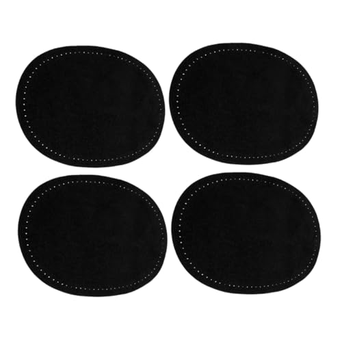Gatuida 2 Paar Ovaler Ellbogen Patches aus Kunstleder zum Aufnähen Langlebig und Widerstandsfähig für Pullover Jacken und Hosen DIY Nähzubehör mit Vorgefertigten Nählöchern Schwarz Gatuida 2 Paar Ovaler Ellbogen Patches aus Kunstleder zum Aufnähen Langlebig und Widerstandsfähig für Pullover Jacken und Hosen DIY Nähzubehör mit Vorgefertigten Nählöchern Schwarz von Gatuida