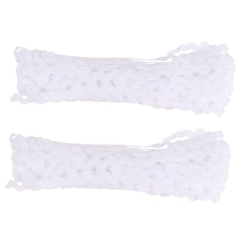 Gatuida 2 Rollen Breites Wellenband S form Spitzenband Weiß Yards DIY Stoffbänder Nähen Kleidung Kanten Verzierung für Kleider Mieder Kinderbekleidung Taschen Zubehör Gatuida 2 Rollen Breites Wellenband S form Spitzenband Weiß Yards DIY Stoffbänder Nähen Kleidung Kanten Verzierung für Kleider Mieder Kinderbekleidung Taschen Zubehör von Gatuida