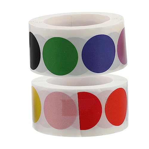 Gatuida 2 Rollen Bunte Punktaufkleber Selbstklebende Etiketten für Scrapbooking DIY Farbkodierung und Kreative Projekte für Erwachsene Gatuida 2 Rollen Bunte Punktaufkleber Selbstklebende Etiketten für Scrapbooking DIY Farbkodierung und Kreative Projekte für Erwachsene von Gatuida