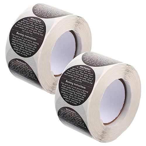 Gatuida 2 Rollen Candle Warning Labels pro Rolle Sicherheitsaufkleber für Kerzenherstellung Wachs Schmelz Etiketten Klare Druckschrift für Einfache Anwendung Gatuida 2 Rollen Candle Warning Labels pro Rolle Sicherheitsaufkleber für Kerzenherstellung Wachs Schmelz Etiketten Klare Druckschrift für Einfache Anwendung von Gatuida
