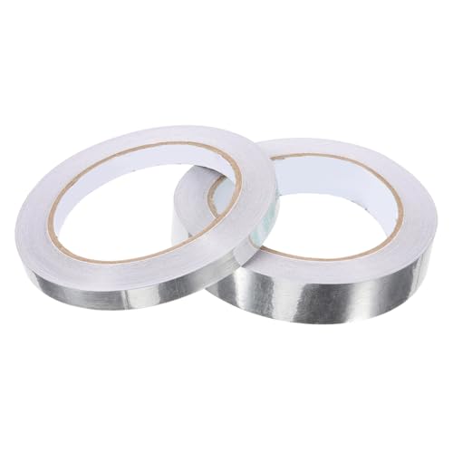 Gatuida 2 Rollen Dekoratives Scrapbooking Tape Selbstklebendes Metallisches Klebeband für DIY Projekte Bastelarbeiten und Dekorationen von Gatuida