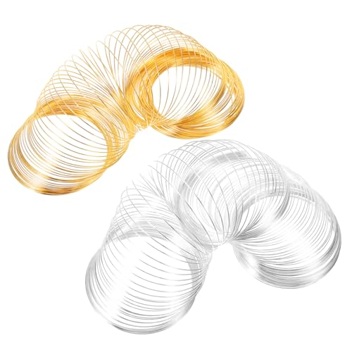 Gatuida 2 Rollen Edelstahldraht Schmuckbasteldraht Flexible DIY Schmuckdraht für Schmuckherstellung und Handarbeit in Gold und Silber Rostfrei Langlebig Vielseitig für Bastelprojekte Gatuida 2 Rollen Edelstahldraht Schmuckbasteldraht Flexible DIY Schmuckdraht für Schmuckherstellung und Handarbeit in Gold und Silber Rostfrei Langlebig Vielseitig für Bastelprojekte von Gatuida