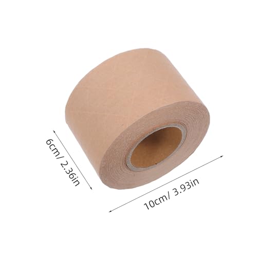 Gatuida 2 Rollen Kraftpapier Klebeband Wasserklebend Stark Haftend Schreibbar Biologisch Abbaubar Schweres Verpackungsband Reißfest Für Sichere Kartonversiegelung von Gatuida