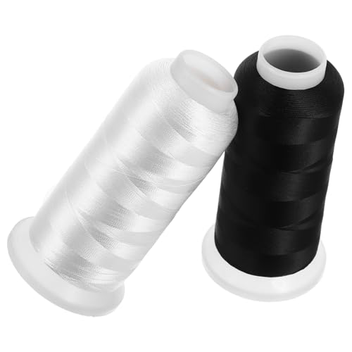 Gatuida 2 Rollen Leichtes Polyester Garn für Stickmaschinen für Kleidung und Heimprojekte Vielseitig Einsetzbar für Stoffarten Geeignet Gatuida 2 Rollen Leichtes Polyester Garn für Stickmaschinen für Kleidung und Heimprojekte Vielseitig Einsetzbar für Stoffarten Geeignet von Gatuida