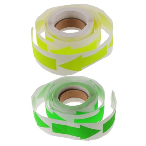 Gatuida 2 Rollen Leuchtende Richtungssymbol aufkleber Selbstklebend pro Verschlussetiketten für Geschenkboxen Umschläge DIY Verpackung Warn Richtungsmarkierung Gatuida 2 Rollen Leuchtende Richtungssymbol aufkleber Selbstklebend pro Verschlussetiketten für Geschenkboxen Umschläge DIY Verpackung Warn Richtungsmarkierung von Gatuida