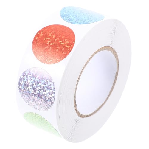 Gatuida 2 Rollen Punktförmige Rollsticker Selbstklebend pro Holografische Geschenkverpackungsetiketten Vielseitige Aufkleber für Hochzeit Party und DIY Basteln Gatuida 2 Rollen Punktförmige Rollsticker Selbstklebend pro Holografische Geschenkverpackungsetiketten Vielseitige Aufkleber für Hochzeit Party und DIY Basteln von Gatuida