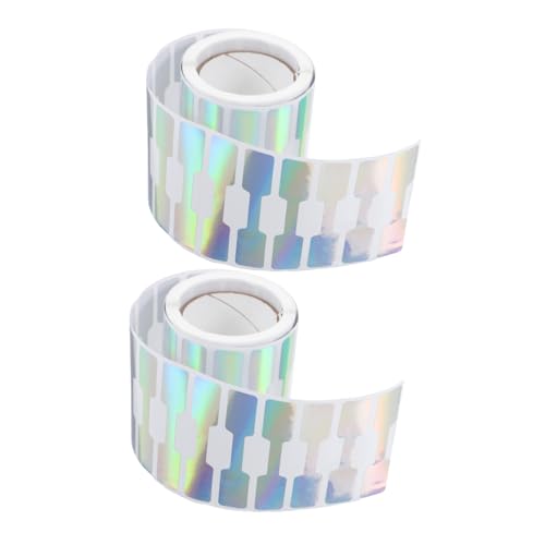 Gatuida 2 Rollen Selbstklebende Preisschilder für Schmuck mit Wasserdichten Etiketten für Ringe Armbänder und für Einzelhandel und Messen von Gatuida