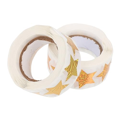 Gatuida 2 Rollen Sternförmige Aufkleber Belohnungssticker Selbstklebend Glitzer Dekorative Sticker für Kindergarten Schule und Geschenkverpackung Gatuida 2 Rollen Sternförmige Aufkleber Belohnungssticker Selbstklebend Glitzer Dekorative Sticker für Kindergarten Schule und Geschenkverpackung von Gatuida
