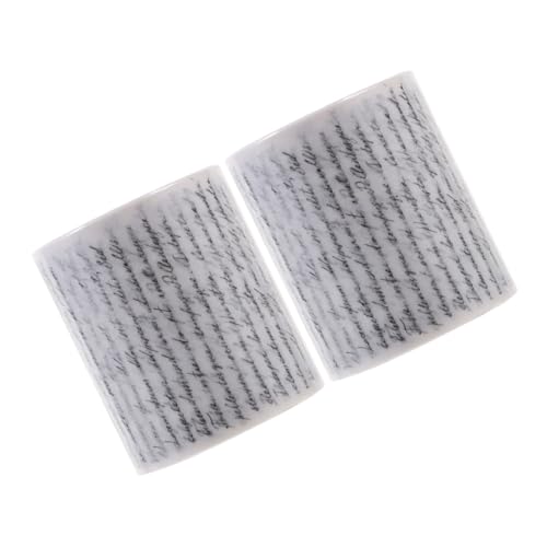 Gatuida 2 Rollen Vintage Washi Tape Scrapbook Klebeband Retro Dekoratives Klebeband für DIY Tagebücher Geschenke Kalender und Scrapbooking Zubehör von Gatuida