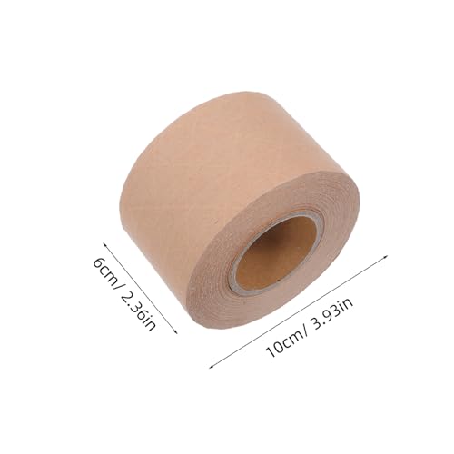 Gatuida 2 Rollen Wasseraktiviertes Kraftpapier Klebeband Schreibbar Biologisch Abbaubar Schwerlast Verpackungstape Kleber Für Sichere Versandverpackung von Gatuida