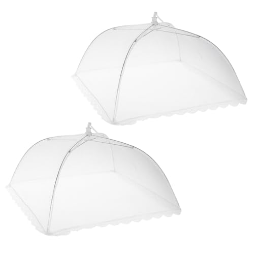 Gatuida 2 STÜCK Faltbare Quadratische Gemüse Abdeckhaube Weiß und Fliegenschutz Langlebiger Netzstoff für Küche Picknick und Buffet Wiederverwendbare Schutzhaube Gatuida 2 STÜCK Faltbare Quadratische Gemüse Abdeckhaube Weiß und Fliegenschutz Langlebiger Netzstoff für Küche Picknick und Buffet Wiederverwendbare Schutzhaube von Gatuida