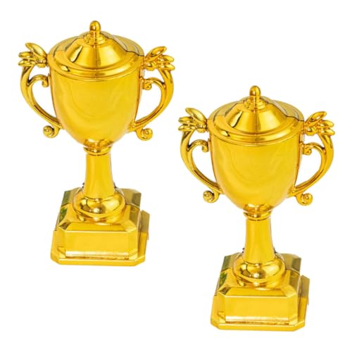 Gatuida 2 STÜCK Mini Plastiktrophäen mit Goldfinish Realistische Kleine Pokale für Lebensmittelechte Kuchen Dekoration für Sport und Geburtstagsfeiern Partybelohnungen Gatuida 2 STÜCK Mini Plastiktrophäen mit Goldfinish Realistische Kleine Pokale für Lebensmittelechte Kuchen Dekoration für Sport und Geburtstagsfeiern Partybelohnungen von Gatuida