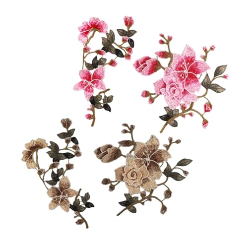 Gatuida 2 Sätze Bestickte Blumen Applikationen aus Hautfreundlichem Material Langlebige Kleidung Patches für DIY Nähen und Reparatur Geeignet zum Verzieren von Jeans Röcken und Taschen Gatuida 2 Sätze Bestickte Blumen Applikationen aus Hautfreundlichem Material Langlebige Kleidung Patches für DIY Nähen und Reparatur Geeignet zum Verzieren von Jeans Röcken und Taschen von Gatuida