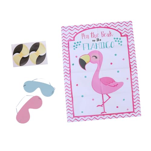 Gatuida 2 Sätze Flamingo Party Pin The Beak Spiel mit Poster und Augenmaske Sticker Spiel für Geburtstag Hochzeit Klassenzimmer Lustige Tieraufkleber Dekoration Gatuida 2 Sätze Flamingo Party Pin The Beak Spiel mit Poster und Augenmaske Sticker Spiel für Geburtstag Hochzeit Klassenzimmer Lustige Tieraufkleber Dekoration von Gatuida