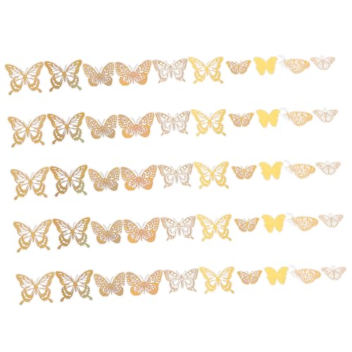 Gatuida 2 Sätze Glitzer Schmetterling Aufkleber Selbstklebend Hologramm Sticker für DIY Hand Account und Handyhüllen Teiliges Pet Material Goldener Traum Dekorative Bastelsticker Gatuida 2 Sätze Glitzer Schmetterling Aufkleber Selbstklebend Hologramm Sticker für DIY Hand Account und Handyhüllen Teiliges Pet Material Goldener Traum Dekorative Bastelsticker von Gatuida