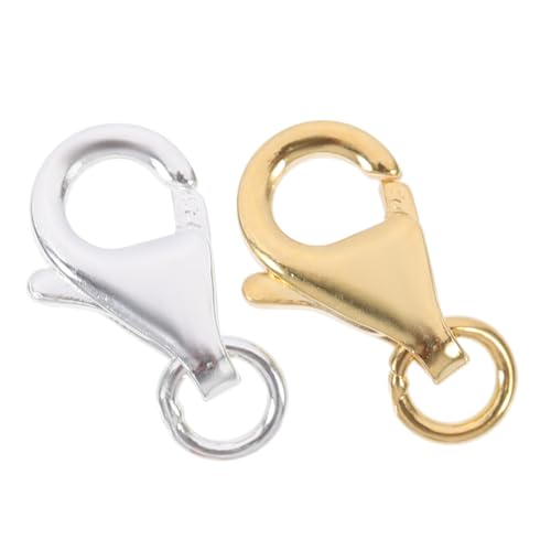 Gatuida 2 Sätze Karabinerverschlüsse Silber Gold für Schmuckherstellung Langlebige DIY Verschlüsse für Armbänder und Halsketten Einfach zu Montieren Hochwertige Kettenverschlüsse für Gatuida 2 Sätze Karabinerverschlüsse Silber Gold für Schmuckherstellung Langlebige DIY Verschlüsse für Armbänder und Halsketten Einfach zu Montieren Hochwertige Kettenverschlüsse für von Gatuida
