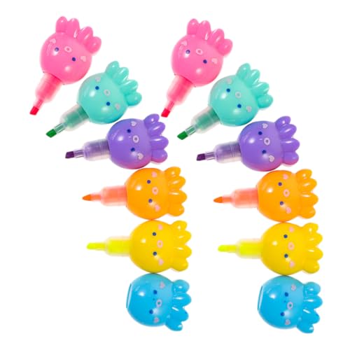 Gatuida 2 Sätze Mini Stapelbare Octopus Highlighter Stifte Fluoreszierende Marker Leuchtend Kinderfreundlich Sicher Für Schule Büro DIY Malen Schreiben Gatuida 2 Sätze Mini Stapelbare Octopus Highlighter Stifte Fluoreszierende Marker Leuchtend Kinderfreundlich Sicher Für Schule Büro DIY Malen Schreiben von Gatuida