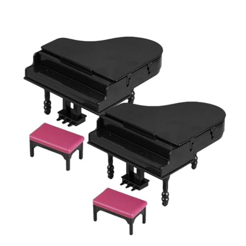 Gatuida 2 Sätze Musikinstrument mit Hocker für Diy Miniaturszenen und Stilvolle Büro Sowie Wohnraumdekoration Gatuida 2 Sätze Musikinstrument mit Hocker für Diy Miniaturszenen und Stilvolle Büro Sowie Wohnraumdekoration von Gatuida