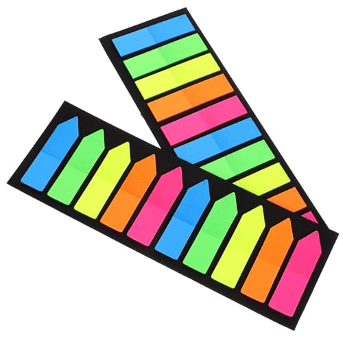 Gatuida 2 Sätze Pet Haftnotizen Teilig Fluoreszierende Spitze Index Tabs Selbstklebend Wiederverwendbar Farbige Buchmarker für Schule Büro Archivierung und Notizen Gatuida 2 Sätze Pet Haftnotizen Teilig Fluoreszierende Spitze Index Tabs Selbstklebend Wiederverwendbar Farbige Buchmarker für Schule Büro Archivierung und Notizen von Gatuida