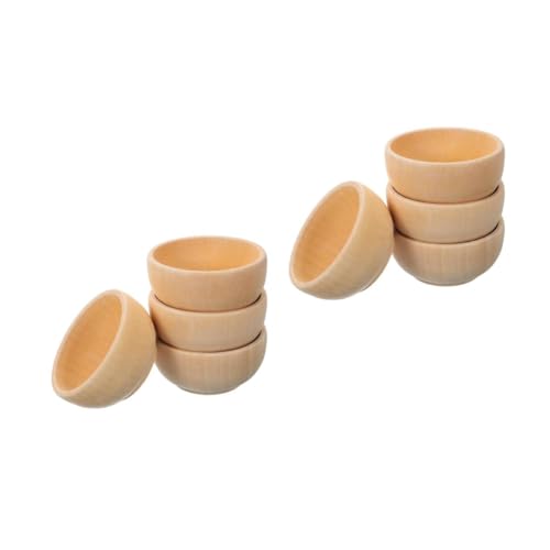 Gatuida 2 Sätze Teiliges Set Holzschalen Für Diy Unfertige Holzspielzeuge Für Kreative Dekoration Für Handarbeiten Für Bastelprojekte Und Spielküchen 4 Stück * 2 Gatuida 2 Sätze Teiliges Set Holzschalen Für Diy Unfertige Holzspielzeuge Für Kreative Dekoration Für Handarbeiten Für Bastelprojekte Und Spielküchen 4 Stück * 2 von Gatuida