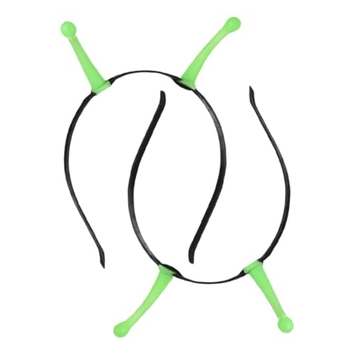 Gatuida 2 Stück Alien-stirnband Halloween-stirnband Für Mädchen Halloween-haarbänder Lustige Halloween-stirnbänder Außerirdisches Zubehör Halloween-kopfschmuck Plastik Green von Gatuida