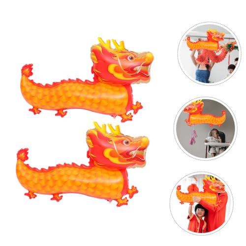 Gatuida 2 Stück Aluminiumfolie Drachen luftballons Chinesisches Neujahr Partydeko Wand Fenster Garten Hängend Frühlingsfest Atmosphäre Fest Gatuida 2 Stück Aluminiumfolie Drachen luftballons Chinesisches Neujahr Partydeko Wand Fenster Garten Hängend Frühlingsfest Atmosphäre Fest von Gatuida