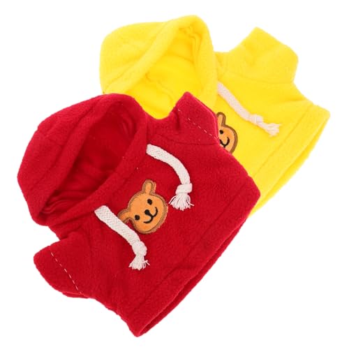 Gatuida 2 Stück Bärenkleidung für Stoffbären Gelbe und Rote Hoodies Süße Bekleidung für Puppen und Plüschtiere Dekorative Kleidung mit Hochwertiger Verarbeitung und Einfachem Design Gatuida 2 Stück Bärenkleidung für Stoffbären Gelbe und Rote Hoodies Süße Bekleidung für Puppen und Plüschtiere Dekorative Kleidung mit Hochwertiger Verarbeitung und Einfachem Design von Gatuida