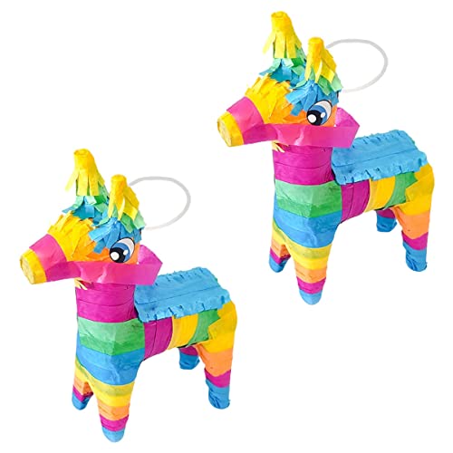 Gatuida 2 Stück Bunte Pinata Mexikanische Partydekoration für Fiesta für Geburtstagsfeiern und Besondere Anlässe mit für Süßigkeiten und Überraschungen Gatuida 2 Stück Bunte Pinata Mexikanische Partydekoration für Fiesta für Geburtstagsfeiern und Besondere Anlässe mit für Süßigkeiten und Überraschungen von Gatuida