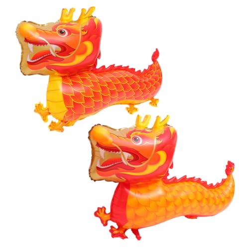 Gatuida 2 Stück Chinesische Neujahrs luftballons Langlebige Aluminiumfolie Drachenförmige Partydekoration Einfache Handhabung Farbenfrohe Frühlingsfest deko für Kindergeburtstag Gatuida 2 Stück Chinesische Neujahrs luftballons Langlebige Aluminiumfolie Drachenförmige Partydekoration Einfache Handhabung Farbenfrohe Frühlingsfest deko für Kindergeburtstag von Gatuida