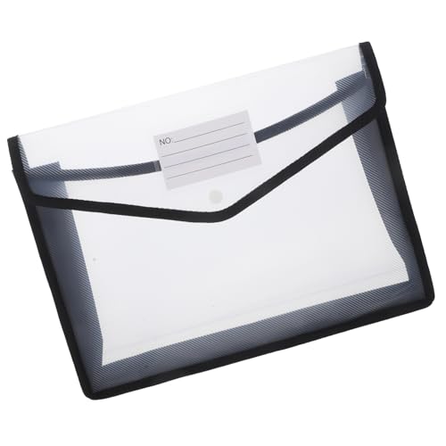 Gatuida 2 Stück Dokumentenmappe Wasserdichte Transparente Datei Organizer Tasche mit Druckknopf für Büro Schule und Zuhause für Wichtige Unterlagen und Verträge Gatuida 2 Stück Dokumentenmappe Wasserdichte Transparente Datei Organizer Tasche mit Druckknopf für Büro Schule und Zuhause für Wichtige Unterlagen und Verträge von Gatuida