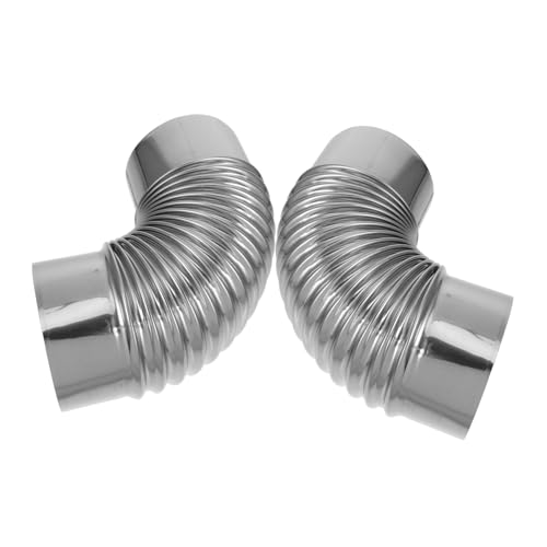 Gatuida 2 Stück Edelstahl Abgasrohr Bogen Flexibel Ofenrohr Ventilschlauch Kaminanschluss Rohr Øcm Korrosionsbeständig Dicht Für Abzug und Rauchgas Ableitung Gatuida 2 Stück Edelstahl Abgasrohr Bogen Flexibel Ofenrohr Ventilschlauch Kaminanschluss Rohr Øcm Korrosionsbeständig Dicht Für Abzug und Rauchgas Ableitung von Gatuida