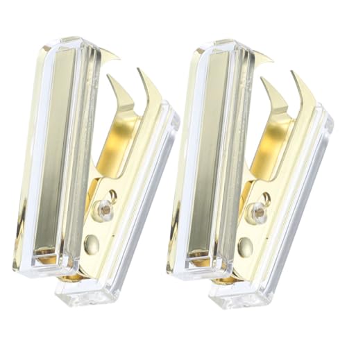 Gatuida 2 Stück Ergonomischer Klammerentferner in Marmor optik Roségold Robuster Heftklammerentferner für Büro und Zuhause Praktisches Werkzeug für Schnelles Entfernen von Klammern von Gatuida