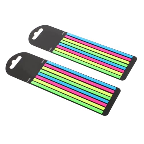 Gatuida 2 Stück Fluoreszierende Haftnotizen Markierungsstreifen Selbstklebend Transparent Praktische Lesestreifen für Schule Büro Fördert Fokus und Visuelle Orientierung Gatuida 2 Stück Fluoreszierende Haftnotizen Markierungsstreifen Selbstklebend Transparent Praktische Lesestreifen für Schule Büro Fördert Fokus und Visuelle Orientierung von Gatuida