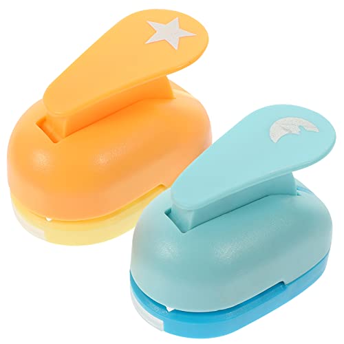 Gatuida 2 Stück Formstanzer für Papier Mond Stern Motivlocher für DIY Bastelprojekte Scrapbooking Grußkarten Einfache Handhabung für Kreative Aktivitäten Gatuida 2 Stück Formstanzer für Papier Mond Stern Motivlocher für DIY Bastelprojekte Scrapbooking Grußkarten Einfache Handhabung für Kreative Aktivitäten von Gatuida