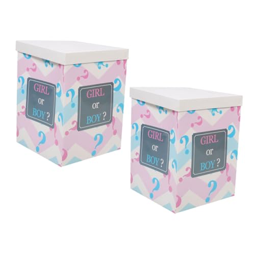 Gatuida 2 Stück Gender Reveal Ballonbox Faltbare Papierboxen für Jungen oder Mädchen Transparente Geschenkboxen für Shower Geburtstag Deko Vielseitig Einsetzbar Sichere Partydekoration Gatuida 2 Stück Gender Reveal Ballonbox Faltbare Papierboxen für Jungen oder Mädchen Transparente Geschenkboxen für Shower Geburtstag Deko Vielseitig Einsetzbar Sichere Partydekoration von Gatuida