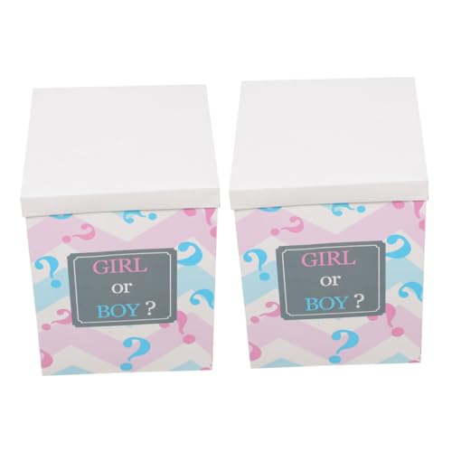 Gatuida 2 Stück Gender Reveal Ballonbox mit Buchstaben für Babyparty Deko Praktische Aufbewahrung für Shower und Geburtstagsfeier Jungen Mädchen Gatuida 2 Stück Gender Reveal Ballonbox mit Buchstaben für Babyparty Deko Praktische Aufbewahrung für Shower und Geburtstagsfeier Jungen Mädchen von Gatuida