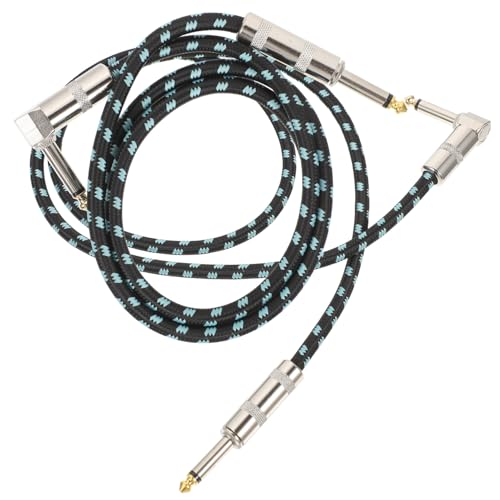 Gatuida 2 Stück Gitarrenkabel Nylon Ummantelt Professionelles Stereo audio Instrumentenkabel Gitarre und Bass Abgeschirmt Rauscharm Blau Gatuida 2 Stück Gitarrenkabel Nylon Ummantelt Professionelles Stereo audio Instrumentenkabel Gitarre und Bass Abgeschirmt Rauscharm Blau von Gatuida