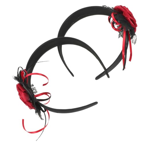 Gatuida 2 Stück Halloween Gothic Haarschmuck mit Künstlichen Rosen Bequeme Blumen-stirnbänder für Ghost Bride Kostüm und Cosplay Langlebig Sicher für Party und Festtagsdekoration Gatuida 2 Stück Halloween Gothic Haarschmuck mit Künstlichen Rosen Bequeme Blumen-stirnbänder für Ghost Bride Kostüm und Cosplay Langlebig Sicher für Party und Festtagsdekoration von Gatuida