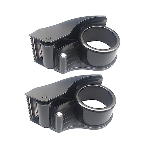 Gatuida 2 Stück Hand Held Tape Cutter für Verpackung Ergonomischer Abroller für Paketband Einfaches Schneiden und Wechseln von Klebeband für und Lagerarbeiten Zufällige Zufällige Farbe von Gatuida