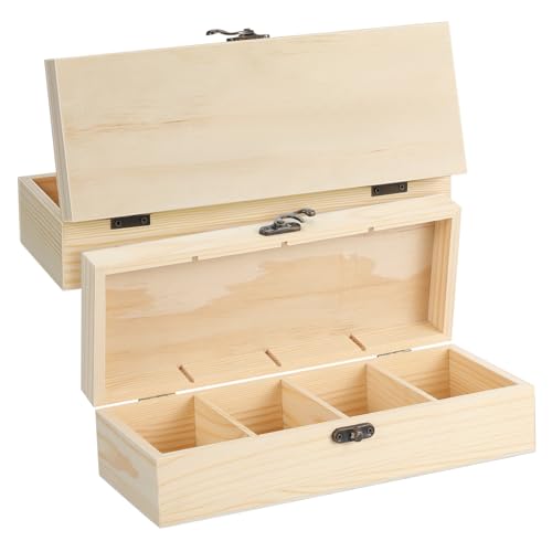 Gatuida 2 Stück Holz Aufbewahrungsbox aus Kiefernholz mit Fächern Holz Organizer für Schmuck Mini Notizblöcke und Kleine Sammlerstücke Vielseitige Diy Holzbox für Zuhause und Büro Gatuida 2 Stück Holz Aufbewahrungsbox aus Kiefernholz mit Fächern Holz Organizer für Schmuck Mini Notizblöcke und Kleine Sammlerstücke Vielseitige Diy Holzbox für Zuhause und Büro von Gatuida