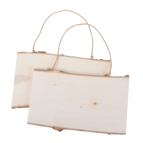 Gatuida 2 Stück Holz Hängendes Board Diy Unbeschriebenes Zeichenbrett Mitteilungstafel Holzanhänger für Kreative Dekoration Cafés Restaurants Shops und Zuhause Gatuida 2 Stück Holz Hängendes Board Diy Unbeschriebenes Zeichenbrett Mitteilungstafel Holzanhänger für Kreative Dekoration Cafés Restaurants Shops und Zuhause von Gatuida