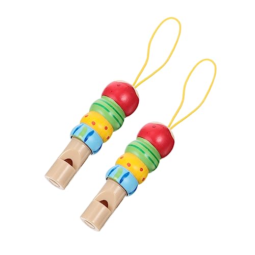 Gatuida 2 Stück Holz Pfeifen für Kleinkinder Pädagogisches Musikinstrument zur Frühen Kreatives für Junge Mädchen und Tragbar und Sicher für Geburtstage und Feiertage Gatuida 2 Stück Holz Pfeifen für Kleinkinder Pädagogisches Musikinstrument zur Frühen Kreatives für Junge Mädchen und Tragbar und Sicher für Geburtstage und Feiertage von Gatuida