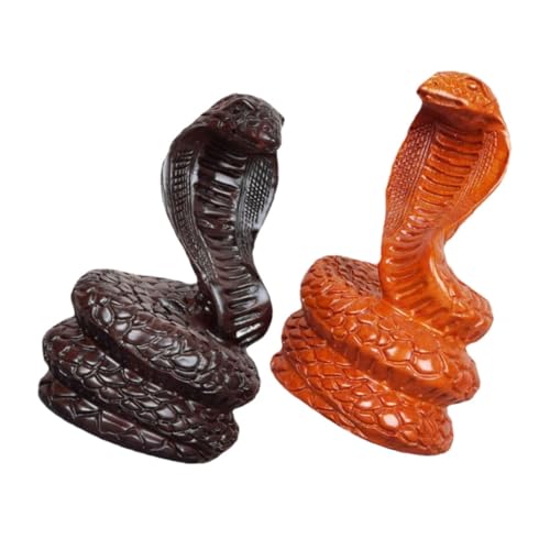 Gatuida 2 Stück Holzfigur Snake Chinesisches Tierkreiszeichen Schlange Cartoon Snake Statue aus Afrikanischem Blumenholz Dekoration für Wohnzimmer und Büro Gatuida 2 Stück Holzfigur Snake Chinesisches Tierkreiszeichen Schlange Cartoon Snake Statue aus Afrikanischem Blumenholz Dekoration für Wohnzimmer und Büro von Gatuida