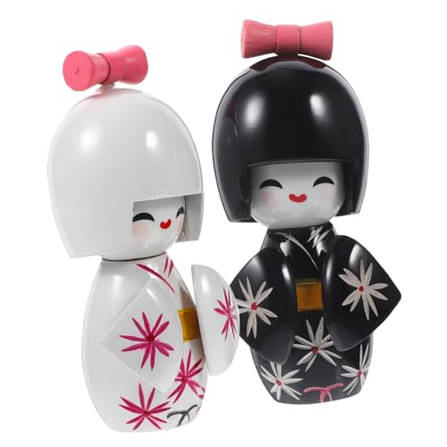 Gatuida 2 Stück Japanische Kimono Holzpuppen Traditionelle Japanische Stil Dekoration Stabile Langlebige Holzfiguren für Wohnzimmer Schreibtisch und Handgefertigt Leicht und Praktisch Gatuida 2 Stück Japanische Kimono Holzpuppen Traditionelle Japanische Stil Dekoration Stabile Langlebige Holzfiguren für Wohnzimmer Schreibtisch und Handgefertigt Leicht und Praktisch von Gatuida