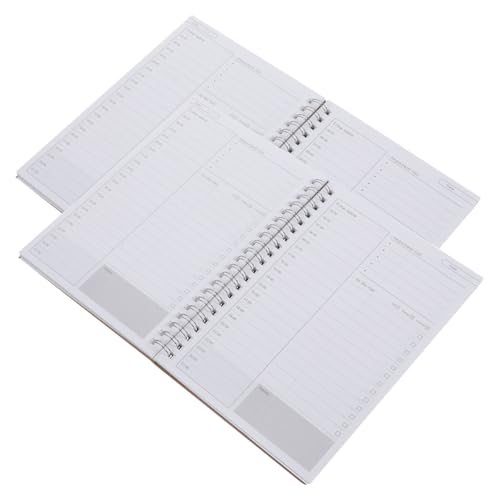 Gatuida 2 Stück Kompakte Spiral Notizblöcke mit Kraftpapier Cover Multifunktionale Tagesplaner und Memo Pads für Büro Schule Tägliche Nutzung Schreibkomfort Gatuida 2 Stück Kompakte Spiral Notizblöcke mit Kraftpapier Cover Multifunktionale Tagesplaner und Memo Pads für Büro Schule Tägliche Nutzung Schreibkomfort von Gatuida
