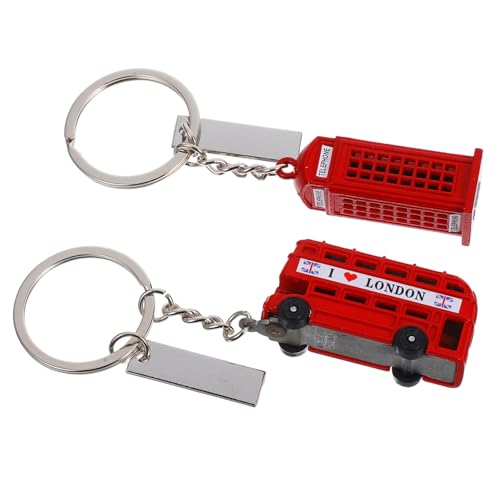 Gatuida 2 Stück Londoner Telefonzelle Und Bus-schlüsselanhänger, Neuheit, Britischer Souvenir-schlüsselanhänger, Reise-souvenir, Tragbarer Schlüsselhalter Für Tasche, Geldbörse, Gatuida 2 Stück Londoner Telefonzelle Und Bus-schlüsselanhänger, Neuheit, Britischer Souvenir-schlüsselanhänger, Reise-souvenir, Tragbarer Schlüsselhalter Für Tasche, Geldbörse, von Gatuida