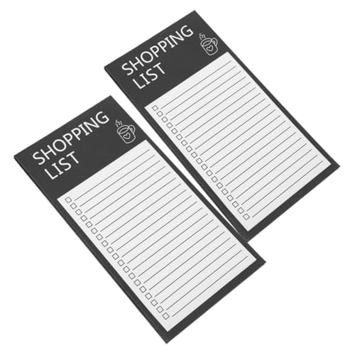 Gatuida 2 Stück Magnetischer Notizblock Kühlschrank mit Englischer Einkaufsliste Moderner Stil Magnetische Rückseite Praktische To Do Liste für Küche und Organisation Gatuida 2 Stück Magnetischer Notizblock Kühlschrank mit Englischer Einkaufsliste Moderner Stil Magnetische Rückseite Praktische To Do Liste für Küche und Organisation von Gatuida