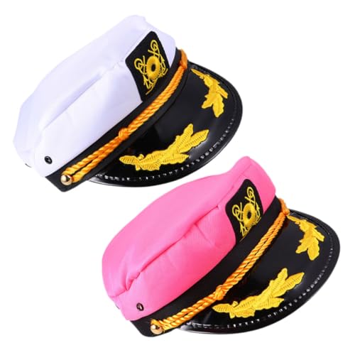 Gatuida 2 Stück Matrosen und Kapitänsmütze Weiß Komfortabel Langlebig Vielseitig für Segelpartys Kostüm Events Cosplay Bootsfahrten und Nautische Feiern Geeignet Gatuida 2 Stück Matrosen und Kapitänsmütze Weiß Komfortabel Langlebig Vielseitig für Segelpartys Kostüm Events Cosplay Bootsfahrten und Nautische Feiern Geeignet von Gatuida